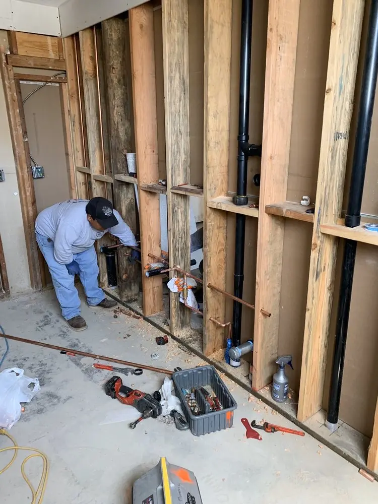 Commercial rough-in plumbing for Commercial Plumbing in Pontotoc